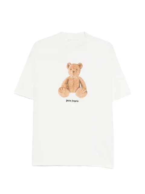 Palm Angels bear-print T-shirt Neutrals PWAA07BS26JER005