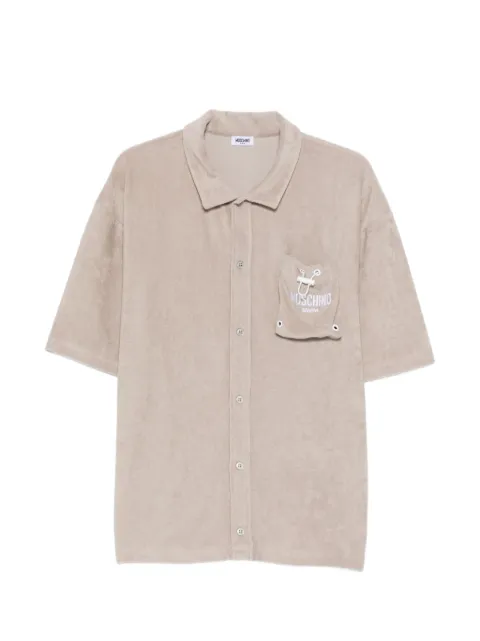 Moschino chest-pocket shirt Neutrals 261V3A020194260515