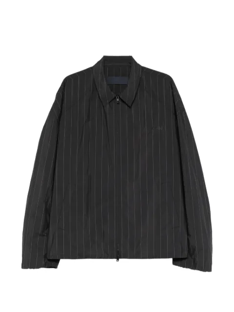 Juun.J pinstriped zip jacket Black JC6264P545