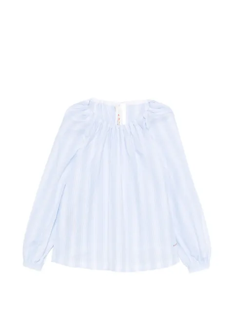 Marni striped long-sleeved top Blue TTMA0449S0UTC630