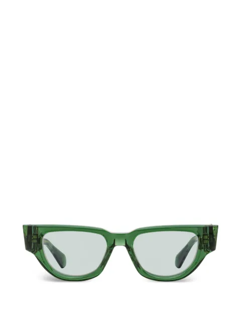 VALENTINO GARAVANI EYEWEAR V-Due oversized-square sunglasses Green VLS103