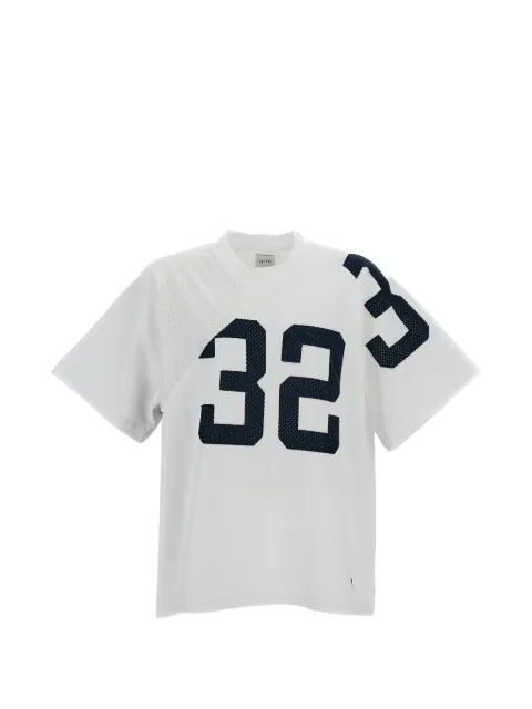 Arte Antwerp mesh number-print t-shirt White SS26182T