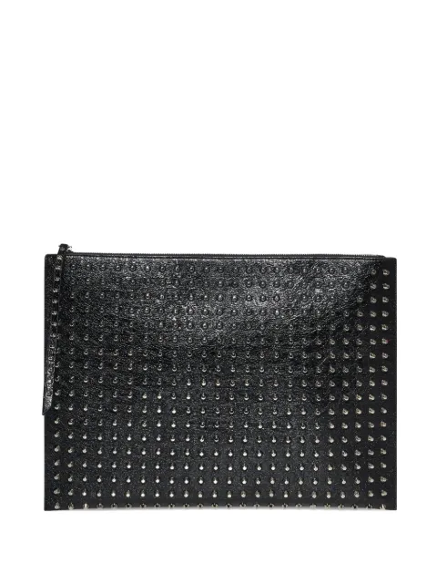 John Richmond studded clutch bag Black RMP26124BO