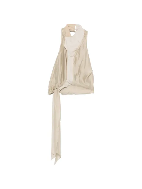 ENTIRE STUDIOS tie-strap top Neutrals ESSS26TO012726311