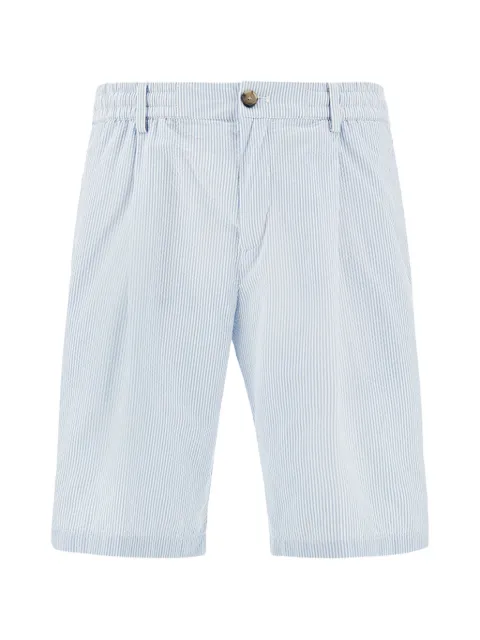 Paul & Shark striped seersucker shorts Blue 26414093VB1