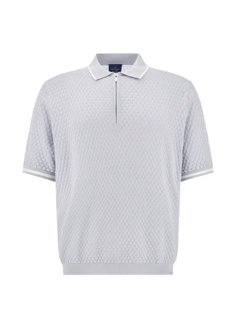 Paul & Shark zip-fastening cotton polo shirt Grey 26411633