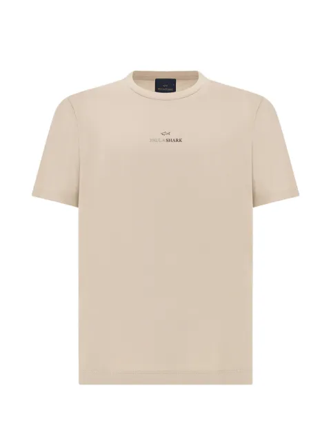 Paul & Shark print cotton jersey T-shirt Neutrals 26411040