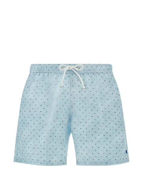 Paul & Shark shark-print swim shorts Blue 26415025