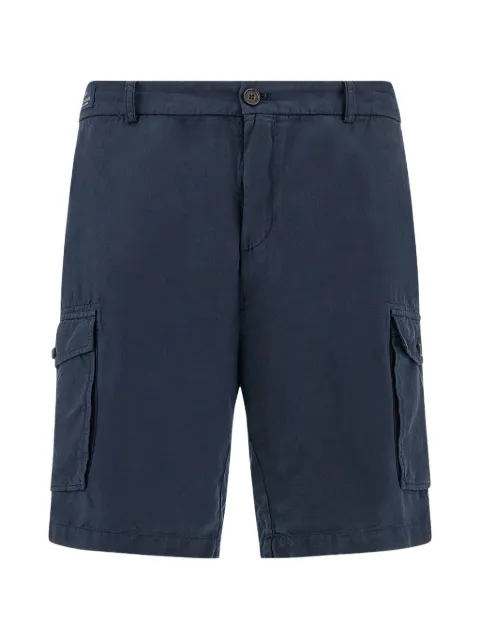 Paul & Shark garment-dyed cargo shorts Blue 26414035