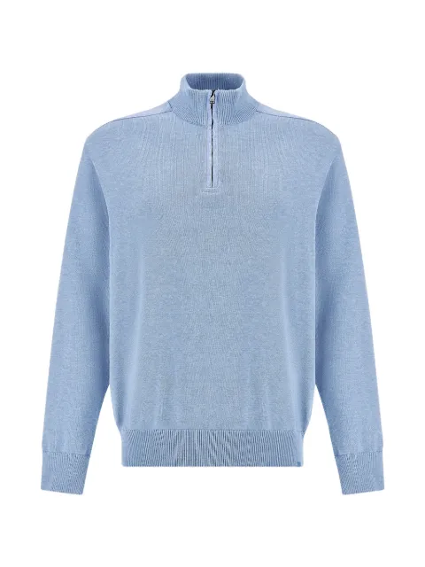 Paul & Shark half-zip cotton sweater Blue 26411606363