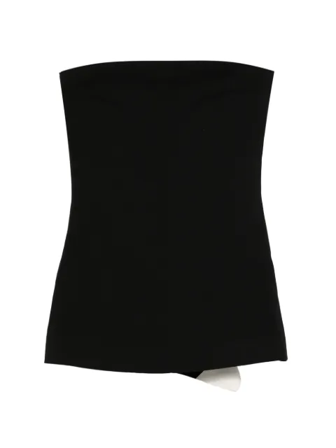 ENTIRE STUDIOS strapless panelled top Black ESSS26