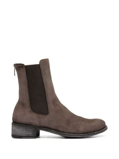 Officine Creative Lison 017 zip detail boots Brown OCDLISO017LIC23G110