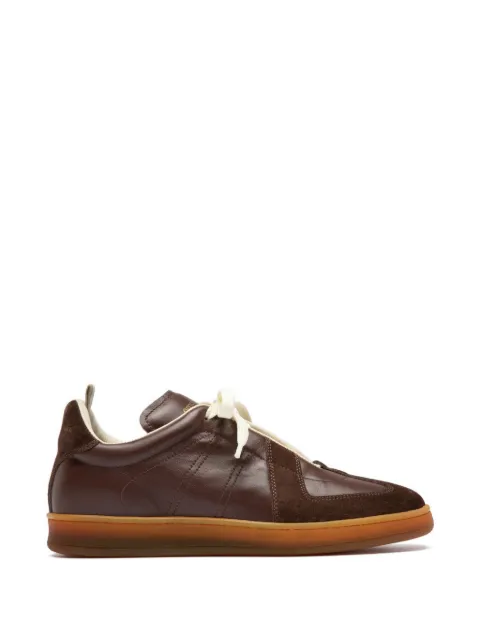 Officine Creative Militia 102 leather sneakers Brown OCDMILI102LC176X551
