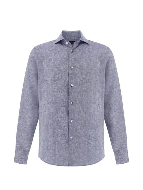 Paul & Shark Soffio linen shirt Blue 26413160CF013