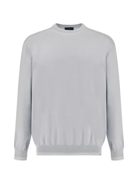Paul & Shark crew-neck cotton sweater Grey 26411530394