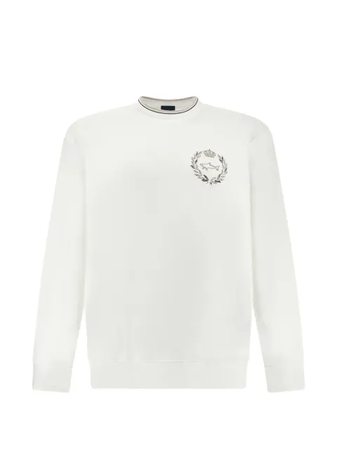 Paul & Shark shark-embroidery sweatshirt White 26411839