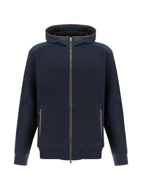Paul & Shark X‑Soft zip‑up hoodie Blue 26411802050