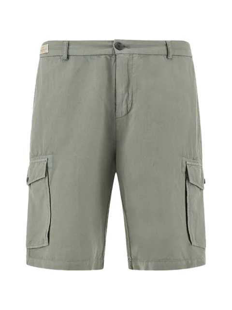 Paul & Shark garment-dyed cargo bermuda shorts Green 26414035096