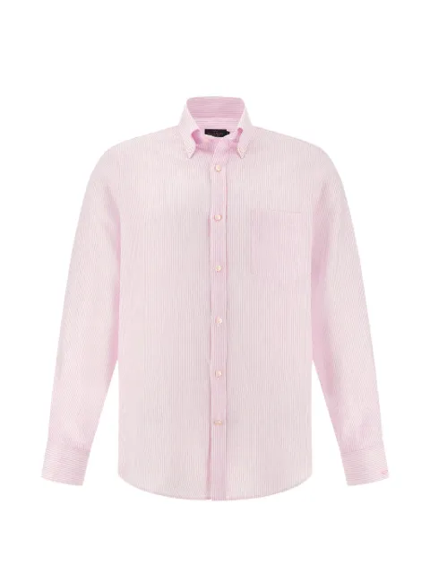 Paul & Shark striped linen shirt Pink 26413158