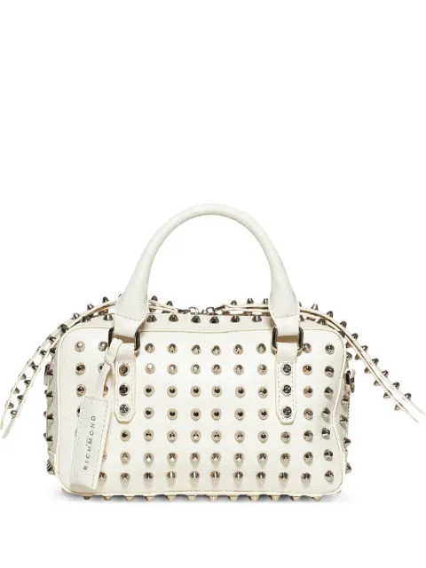John Richmond studded clutch bag White RWP26210BO