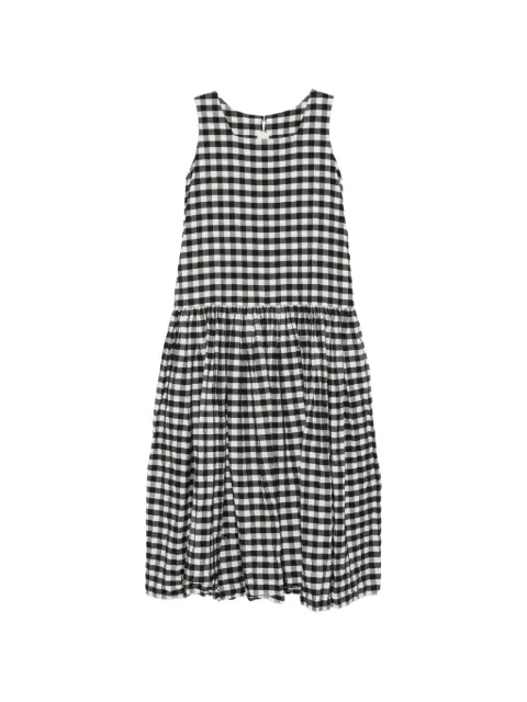 Ricorrrobe gingham dress Black L