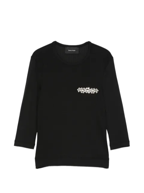 Simone Rocha embellished top Black 5443TB1301