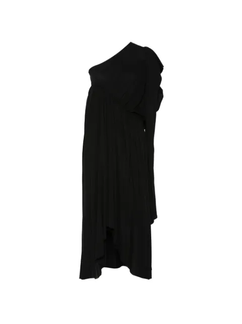 ALAINPAUL one-shoulder asymmetric dress Black S5WDR02