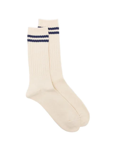 Anonymous Ism striped socks Neutrals 1751720049