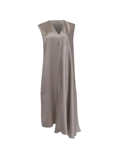 JOSEPH Carrol V-neck midi dress Neutrals RFCPUUSCL707760W