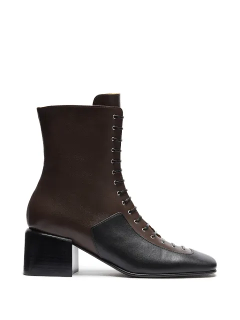 LILI CURIA Jules laced ankle boots Brown LC31545040