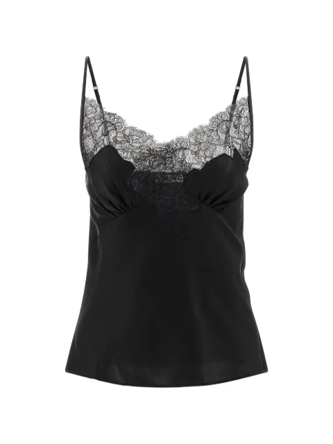VAILLANT STUDIO lace-detail top Black TO153BLACK