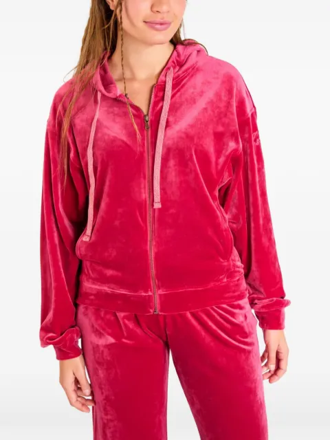 BANANA MOON hooded zip-up sweatshirt Pink IVYSEACHIC