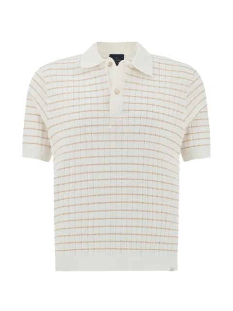 Paul & Shark striped cotton polo shirt White 26411651