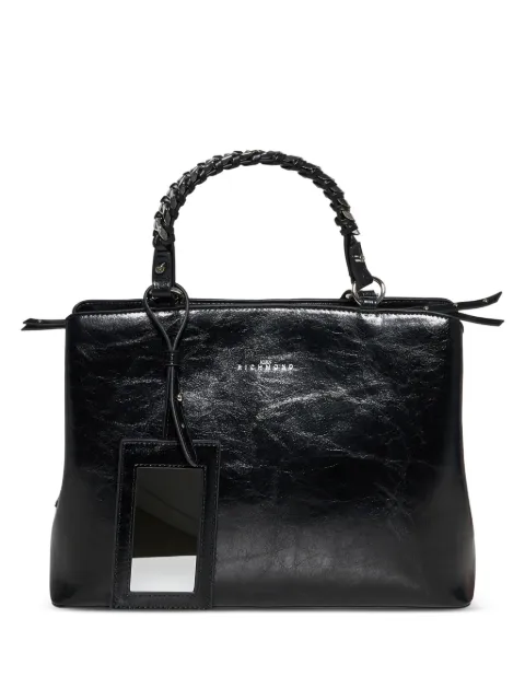 John Richmond woven-handle tote bag Black RWP26228BO