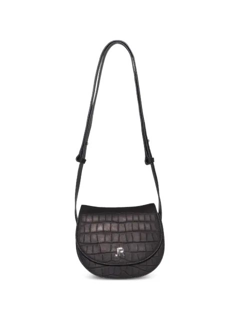 John Richmond croc-effect shoulder bag Black RWP26218BO