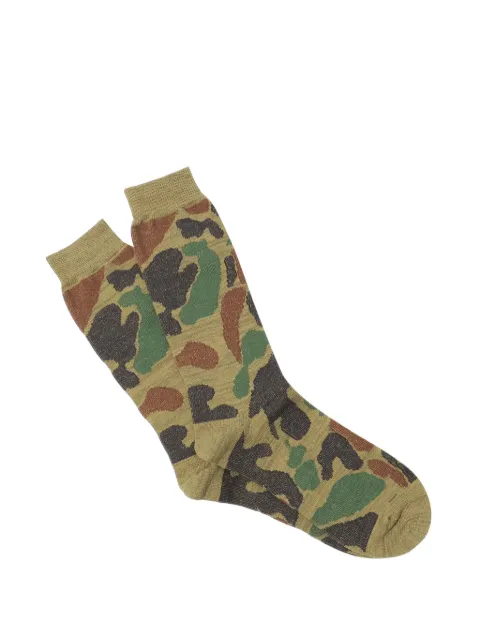 Anonymous Ism Camo Crew socks Green 1519620036