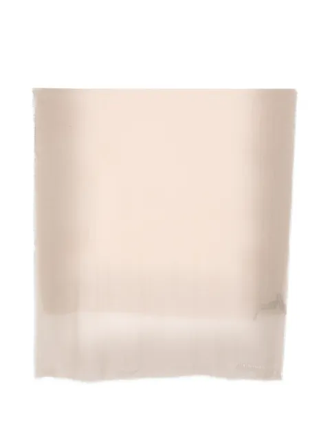 Emporio Armani frayed scarf Neutrals EW004039AF23570
