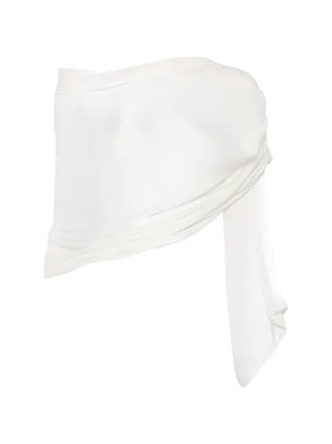 Emporio Armani cloud dancer scarf White EW004536AF25350