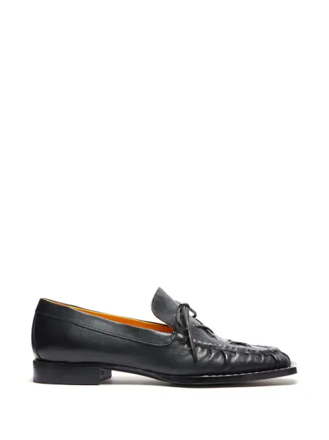 LILI CURIA Beau lace-up loafers Black LC42025000