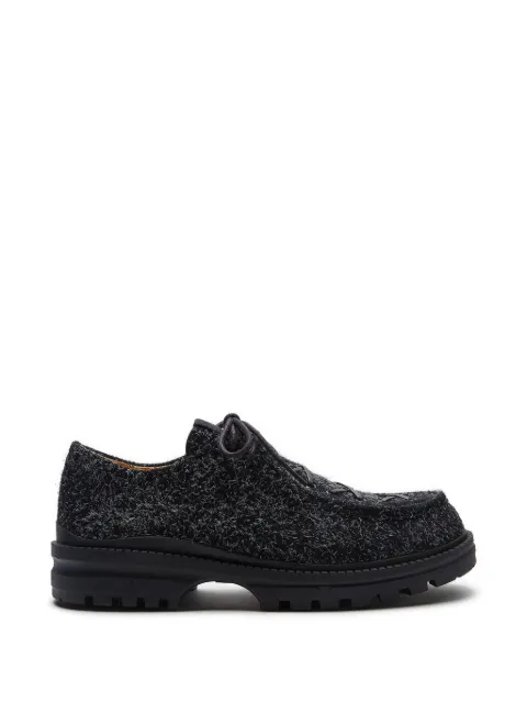 LILI CURIA Eliot lace up flats loafers Black LC404265H0