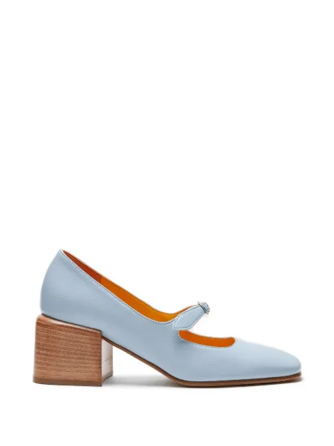 LILI CURIA Ginger Mary Jane buckle pumps Blue LC315150LB