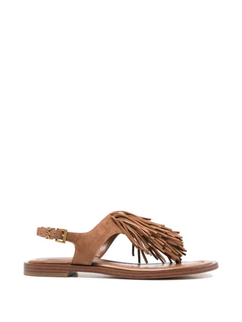 Michael Michael Kors Indra fringe sandals Brown 40S6INFS1S230