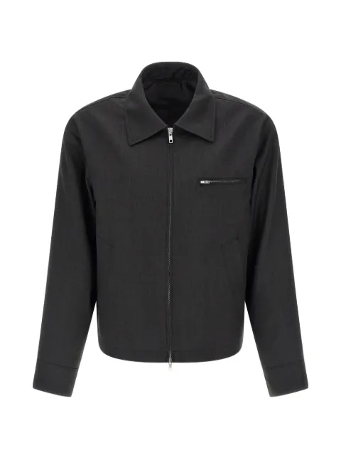 mfpen zip-detail jacket Grey M126025ANTHRACITEWOOL
