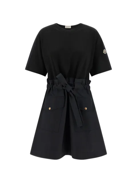 Moncler belted mini dress Black L10938I0001189AUG