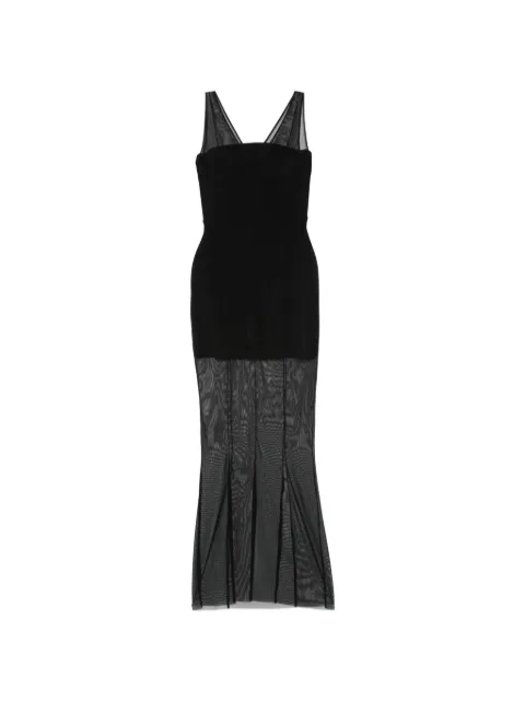 Nensi Dojaka sleeveless maxi-dress Black NDDR3021001