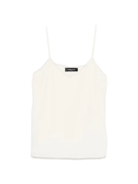Fabiana Filippi V-neck camisole tank top Neutrals TPD276F281M1520145