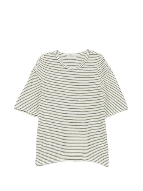 Officine Generale striped T-shirt Neutrals S26MTEE217