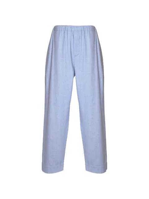 Meta Campania Collective drawstring wide-leg trousers Blue PAT001COWS00199C