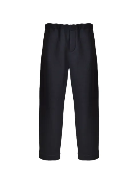 Meta Campania Collective drawstring-waist wool trousers Black PAT001WOWO001000