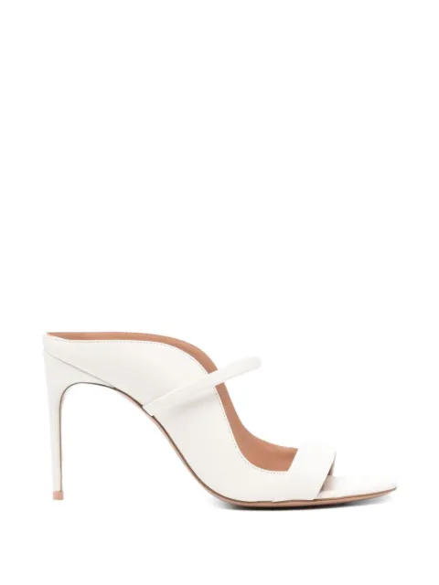 Philosophy Di Lorenzo Serafini x MALONE SOULIERS double-strap leather sandals White CARLOTTA9
